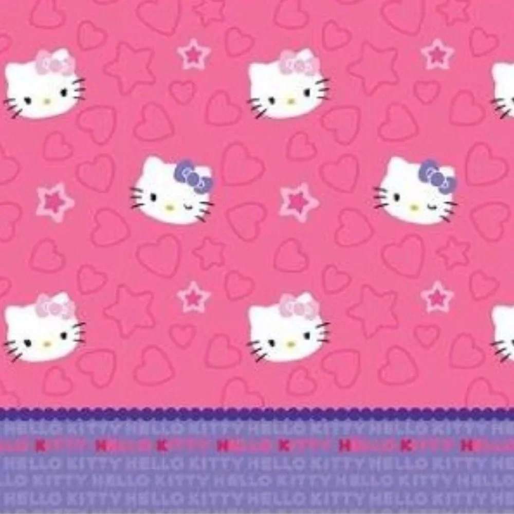Sanrio Hello Kitty Shower Curtain Fabric Pink